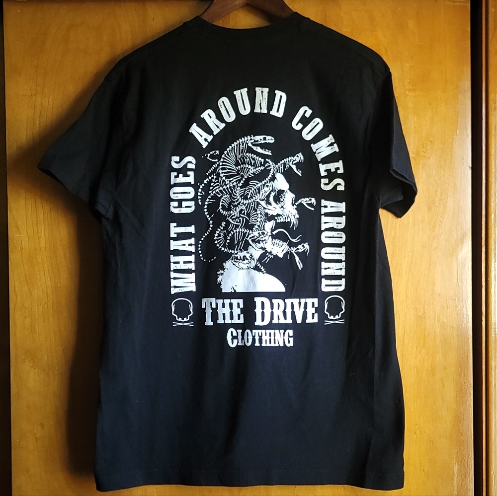 Black Graphic Skull T-Shirt